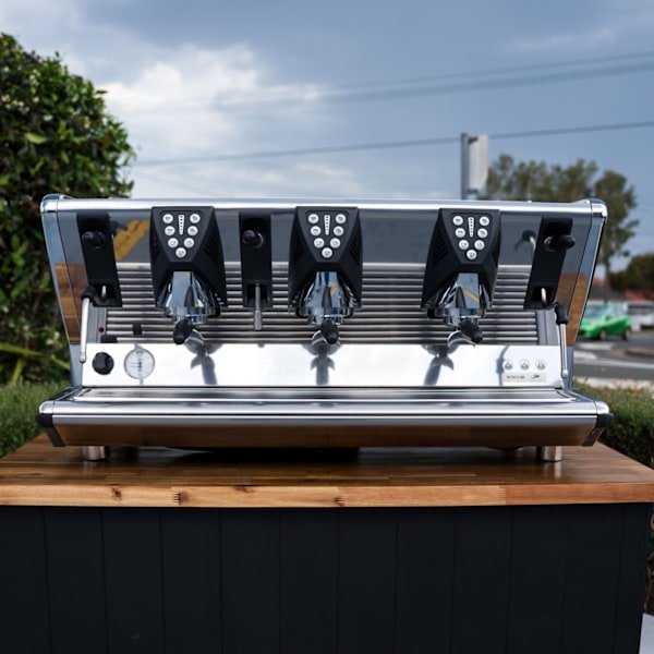 Pre - Loved La San Marco 100E – 3 Group Commercial Coffee Machine - Australia - Di Pacci