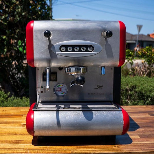 Pre Loved La San marco 85E Plumbed Volumetric Rotary Machine - Australia - Di Pacci