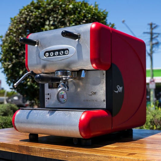 Pre Loved La San marco 85E Plumbed Volumetric Rotary Machine - Australia - Di Pacci
