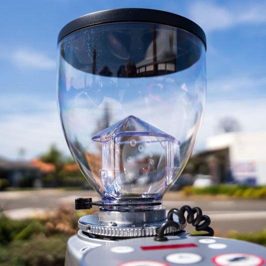 Pre Loved Mazzer Mini E Mod A In Silver Coffee Grinder - Australia - Di Pacci