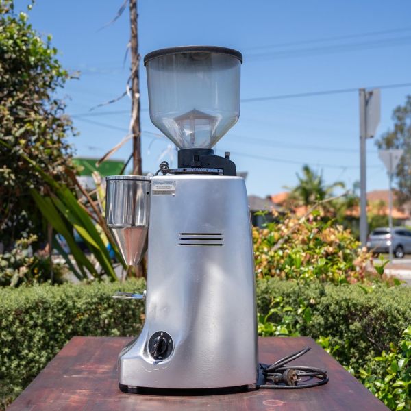 Pre Loved Mazzer Robur Electronic Grinder In Silver - Australia - Di Pacci