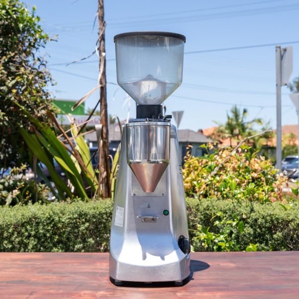 Pre Loved Mazzer Robur Electronic Grinder In Silver - Australia - Di Pacci