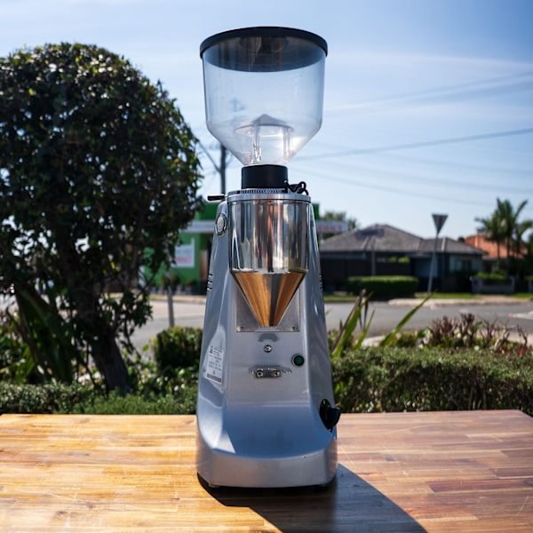 Pre Loved Mazzer Robur Electronic Silver New Burrs - Australia - Di Pacci