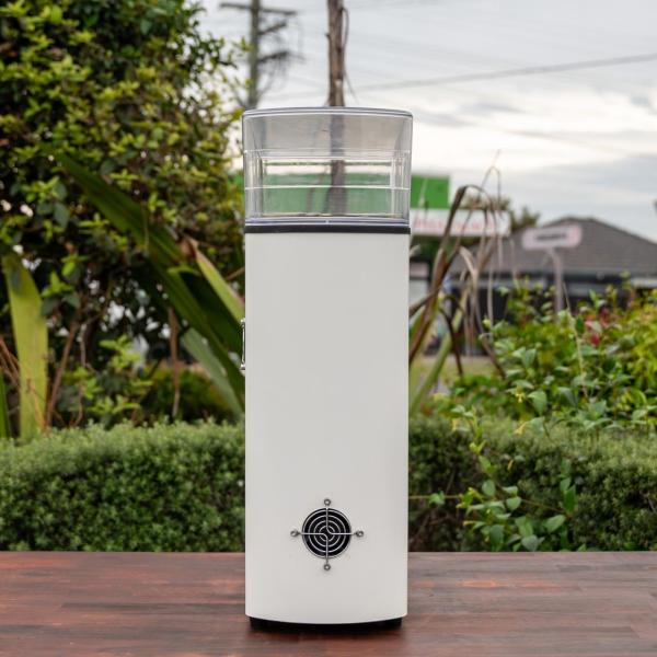 Pre - Loved Mythos One Coffee Grinder – White - Australia - Di Pacci