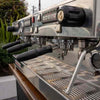 Pre Loved Red 3 Group La Marzocco Linea AV Commercial Coffee Machine - Australia - Di Pacci