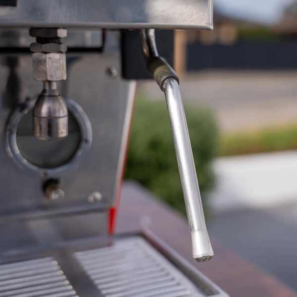 Pre Loved Red 3 Group La Marzocco Linea AV Commercial Coffee Machine - Australia - Di Pacci