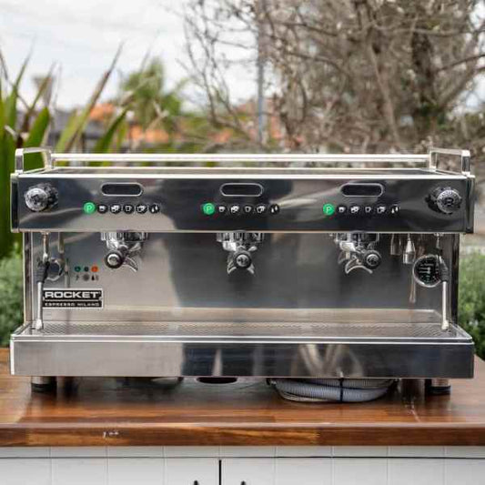 Pre Loved ROCKET 3 GROUP RE A TIMER COFFEE MACHINE - Australia - Di Pacci