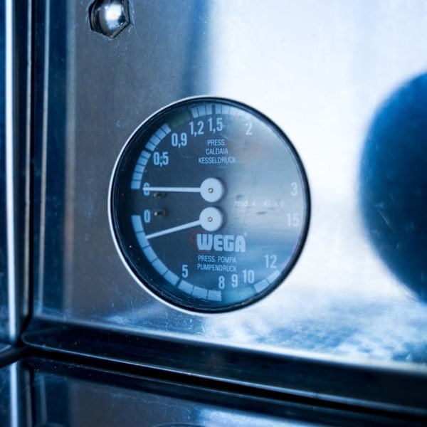 Pre Loved Wega 2 group Polaris in chrome 15 amp Coffee Machine - Australia - Di Pacci