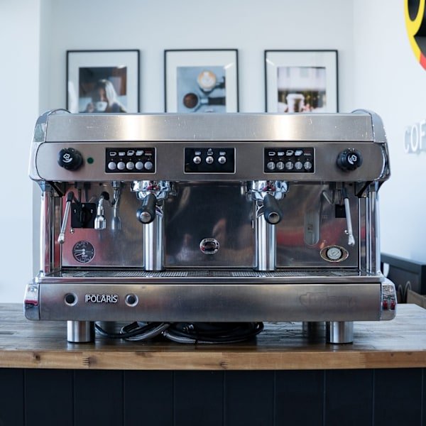 Pre Loved Wega 2 group Polaris in chrome 15 amp Coffee Machine - Australia - Di Pacci