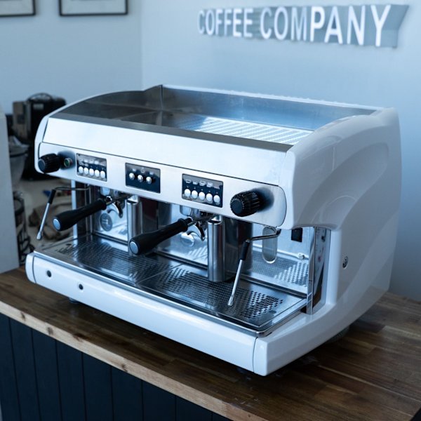 Pre - Loved Wega Polaris 2 Group White 15A Commercial Coffee Machine - Australia - Di Pacci