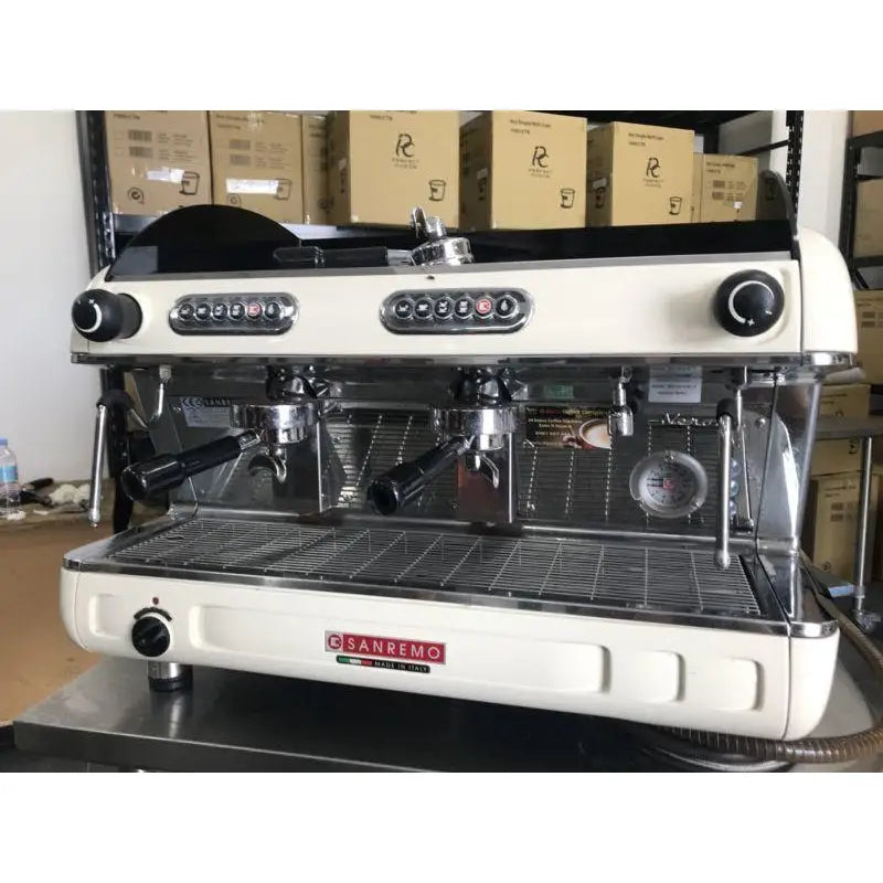 Pre-Owned 2 Group Sanremo Verona Commercial Coffee Machine -