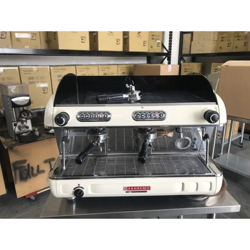 Pre-Owned 2 Group Sanremo Verona Commercial Coffee Machine -