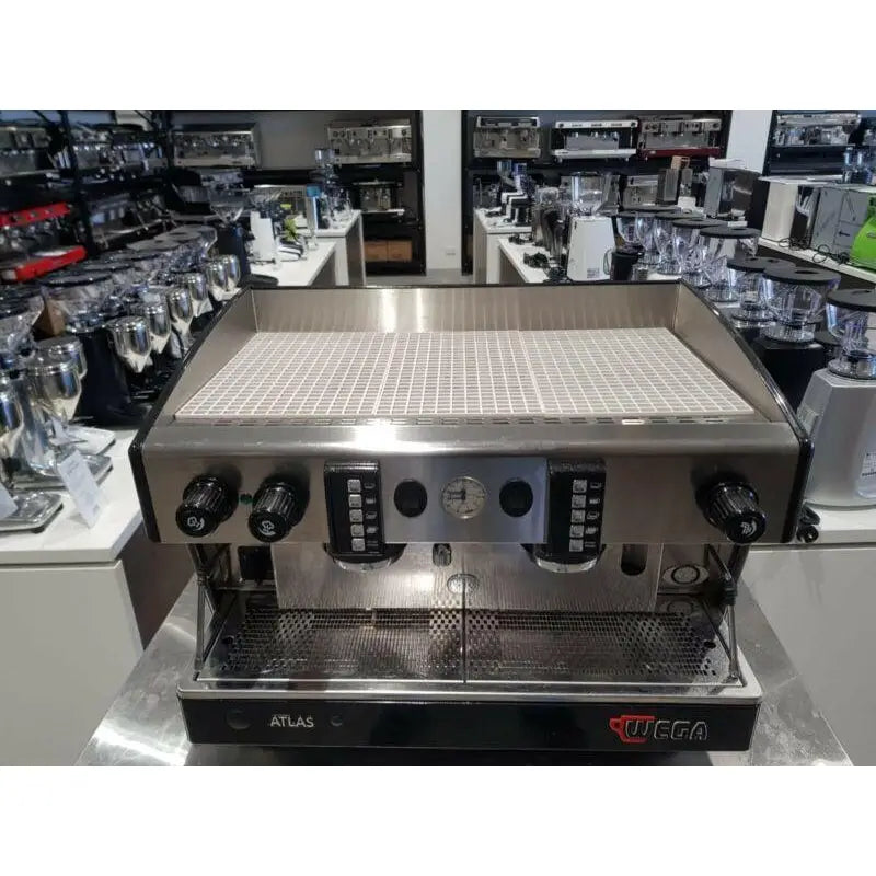 Pre-Owned Black Wega Atlas 2 Group Commercial Coffee Machine