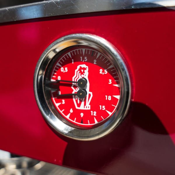 Pre Owned Candy Apple Red La Marzocco PB 3 Group - Australia - Di Pacci
