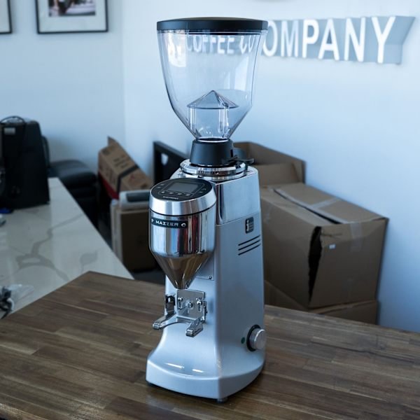 Pre Owned Mazzer Robur S Electric Coffee Grinder In Silver - Australia - Di Pacci