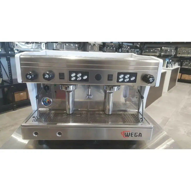 Pre owned White Wega High Cup Commercial Cofffee Machine -