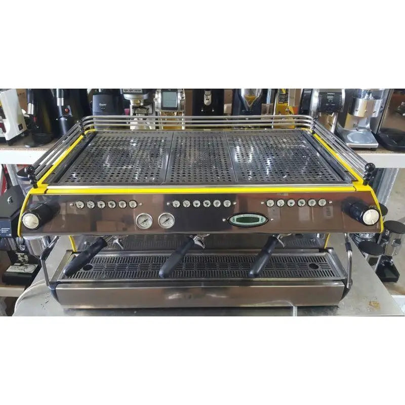 Pre-Owned Yellow 3 Group La Marzocco FB80 Commercial Coffee