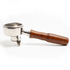 Precision Double Spout Walnut Portafilter - Australia - Di Pacci