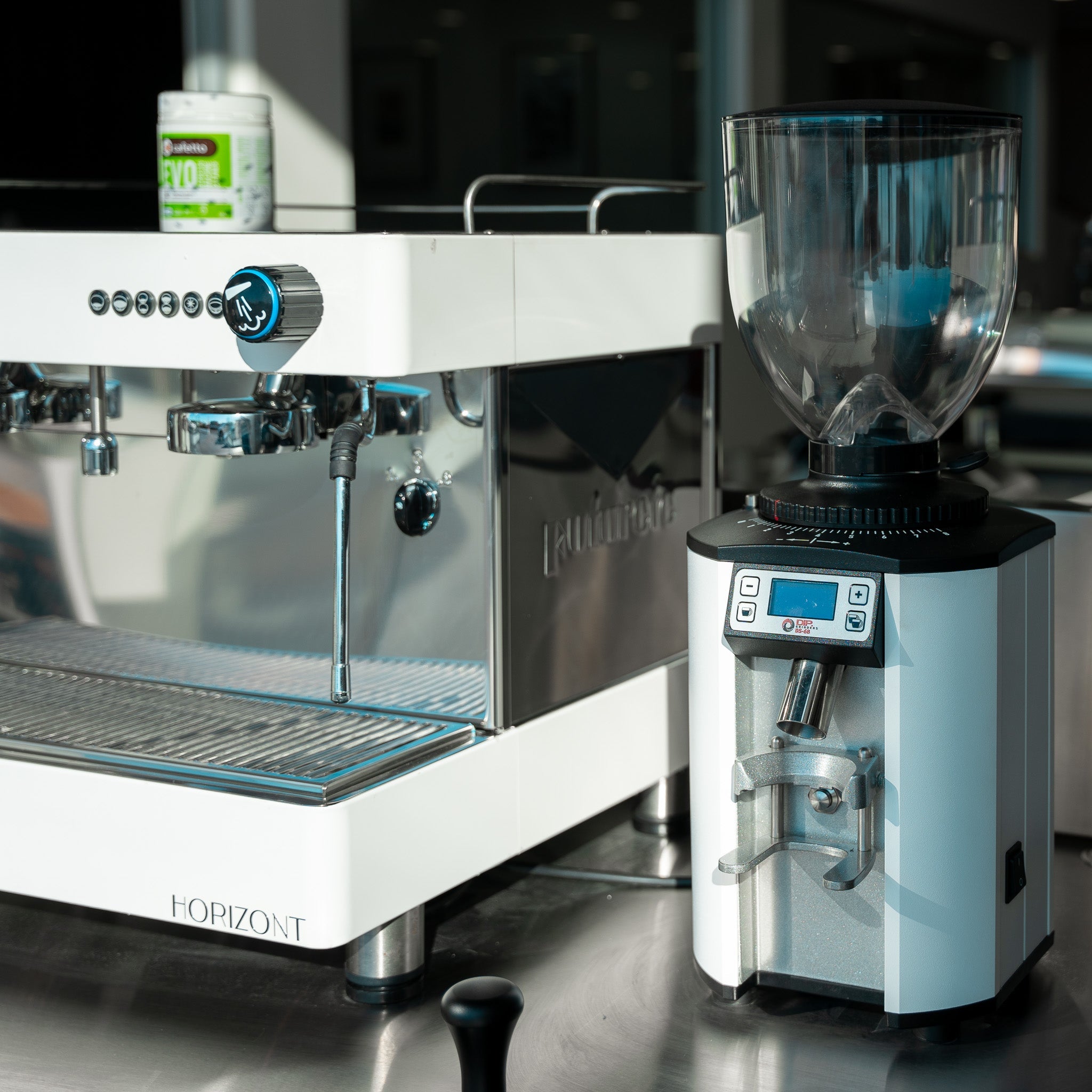 PRECISION LARGE LOCKABLE COFFEE CART PACKAGE WITH FUTURETE HORIZONT & DIP DS - 68 - Australia - Di Pacci