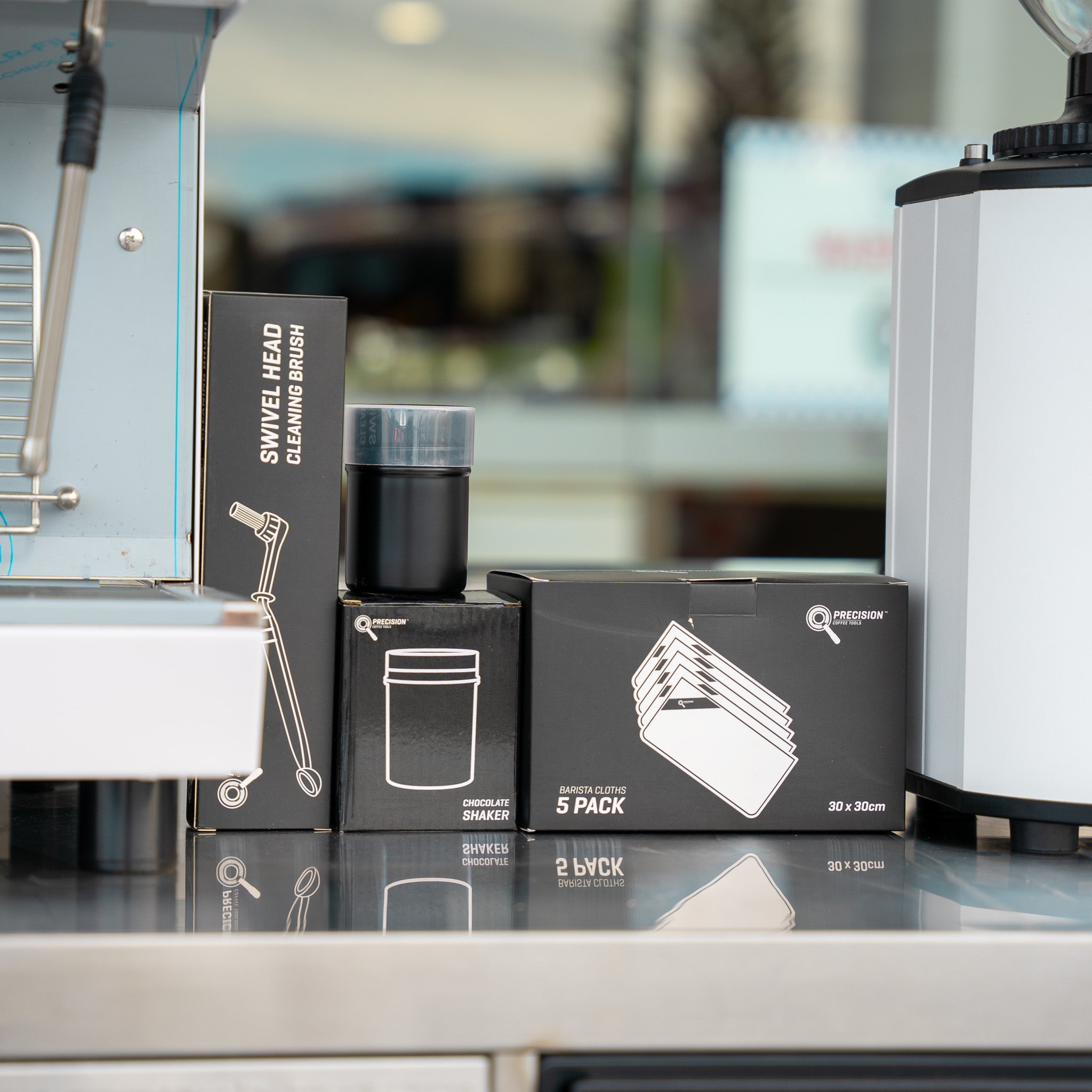 PRECISION LARGE LOCKABLE COFFEE CART PACKAGE WITH LA CARIMALI NIMBLE & DIP DS - 68 - Australia - Di Pacci