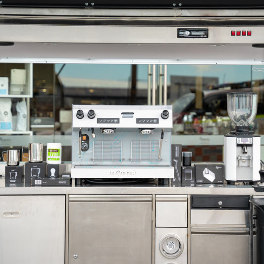 PRECISION LARGE LOCKABLE COFFEE CART PACKAGE WITH LA CARIMALI NIMBLE & DIP DS - 68 - Australia - Di Pacci