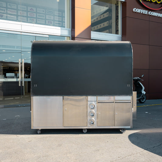 PRECISION LARGE LOCKABLE COFFEE CART PACKAGE WITH LA CARIMALI NIMBLE & DIP DS - 68 - Australia - Di Pacci