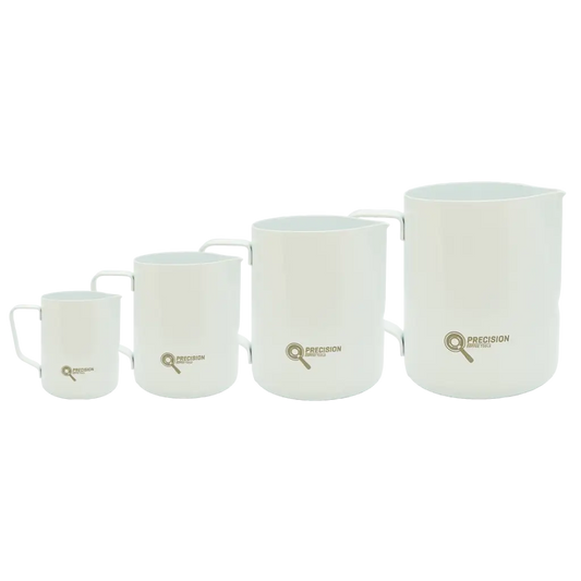 Precision Milk Pitcher 4 Pack Bundle - Matte White