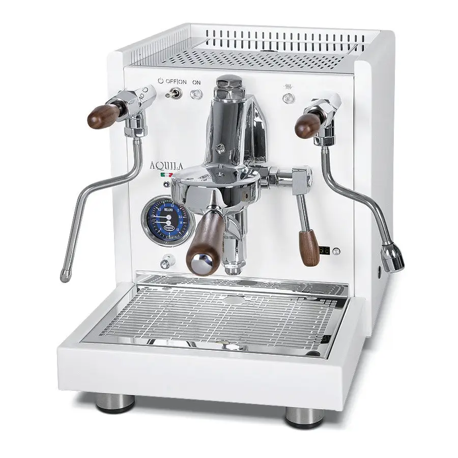 Quick Mill Aquila White Coffee Machine - ALL