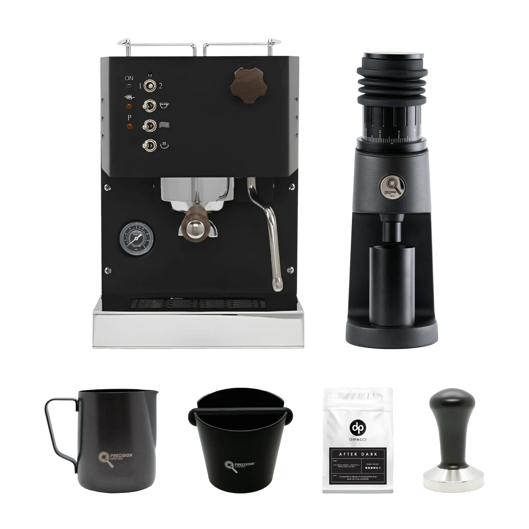 Quick Mill Pippa + Precision GS0 V2 Grinder Package - Australia - Di Pacci