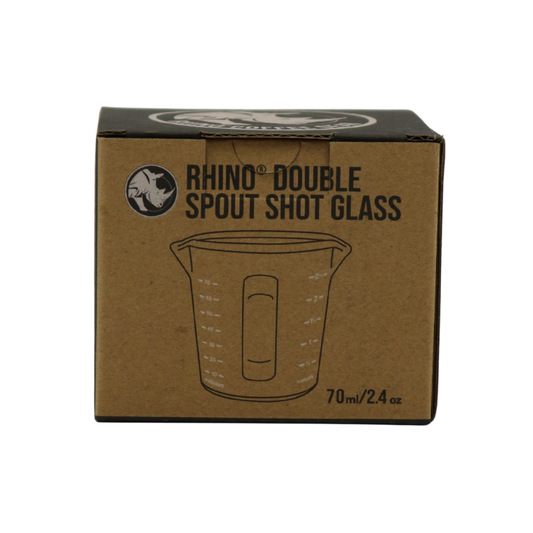Rhino Shot Glass - Double Spout