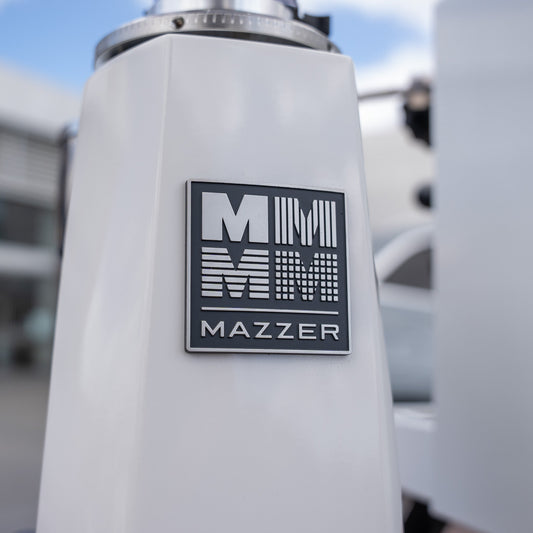 Rocket R Cinquantotto (R58) Coffee Machine +Mazzer Mini Mod A Grinder Package In White - Australia - Di Pacci