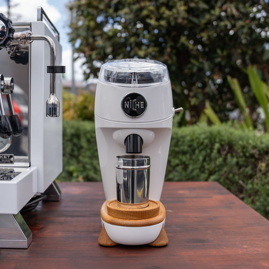 Rocket R Cinquantotto (R58) Coffee Machine + Niche Zero Grinder Package In White - Australia - Di Pacci
