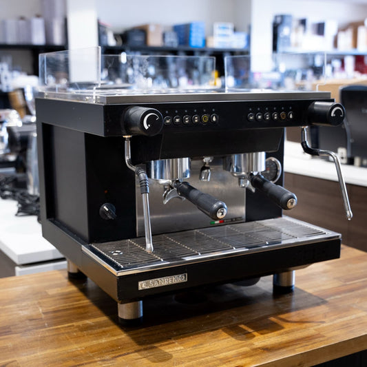Pre-Loved Sanremo Zoe Compact 2 Group 10 Amp Coffee Machine Black