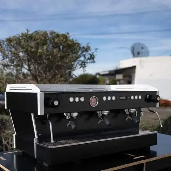 Second-hand three group La Marzocco commercial espresso machine