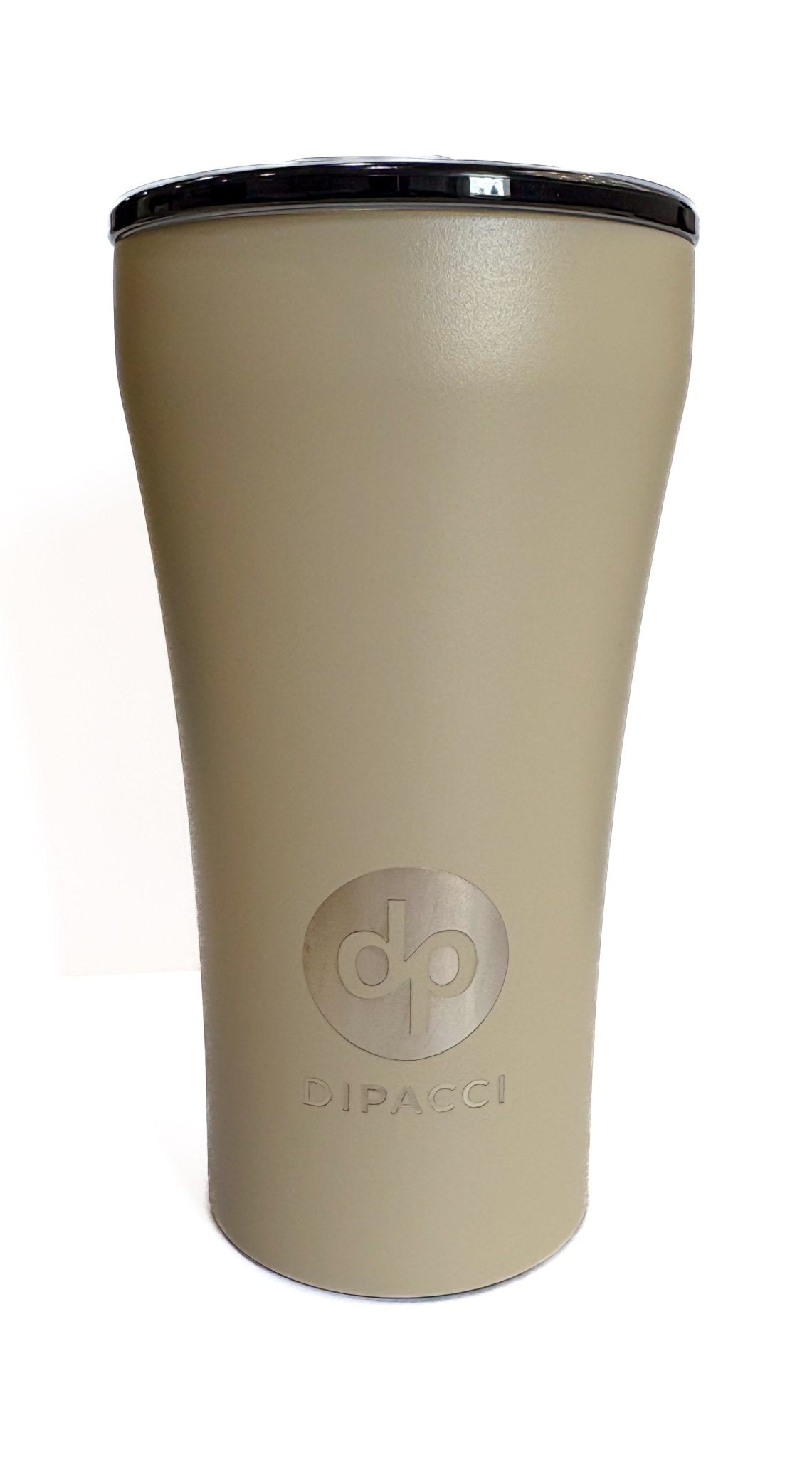Sttoke Ceramic Reusable Cup 12 Oz - With Dipacci Logo - Mousse Taupe - Australia - Di Pacci