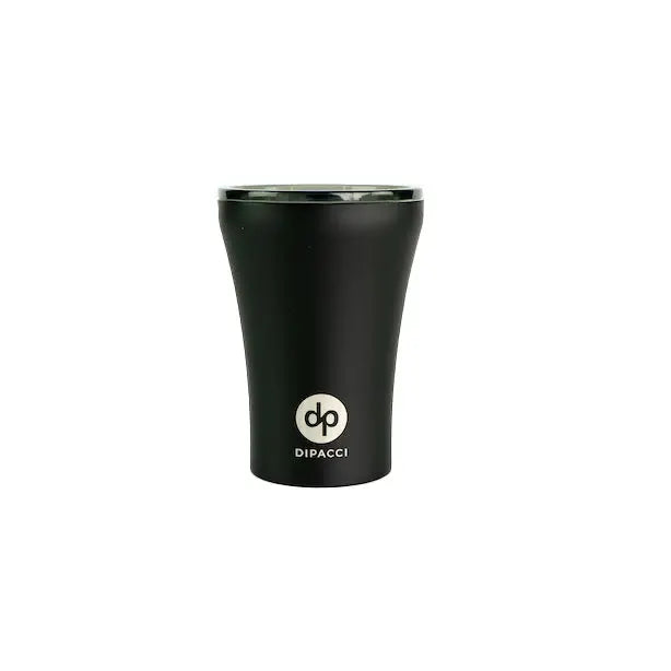 Sttoke/Dipacci Ceramic Reusable Cup White 8 Oz - Black