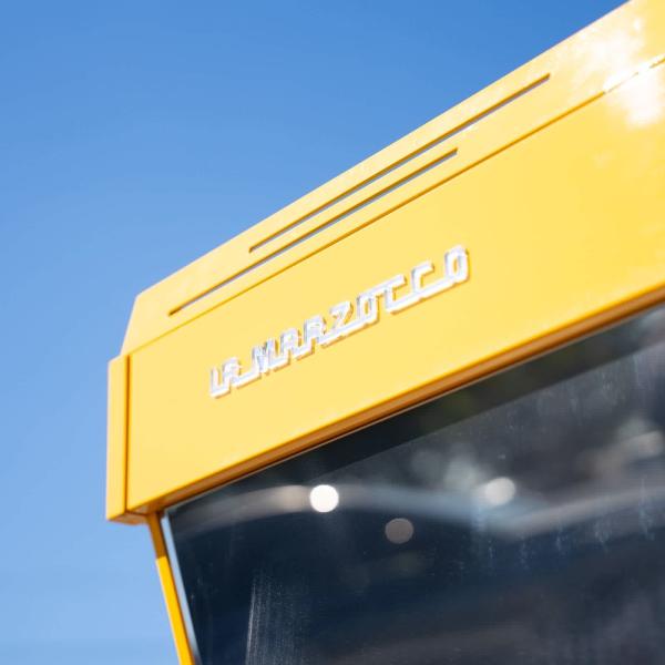 Stunning Custom Yellow & Chrome 3 Group La Marzocco PB COFFEE MACHINE - Australia - Di Pacci