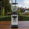 Stunning Ex Demo Dip DkS 65 In White Electric On Demand Grinder - Australia - Di Pacci
