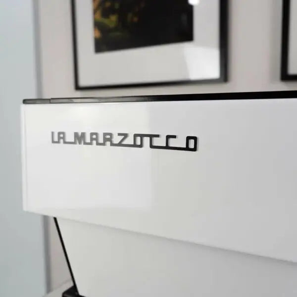 Stunning Late Model Shot Timer La Marzocco Custom In White -