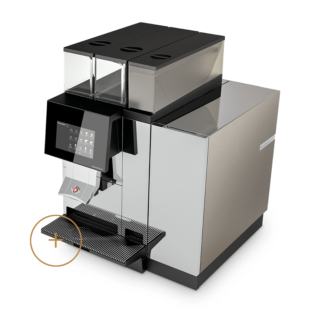 Thermoplan Black&White4 Compact CTMP Automatic Coffee Machine With 1 Grinder And Powder Unit - Australia - Di Pacci