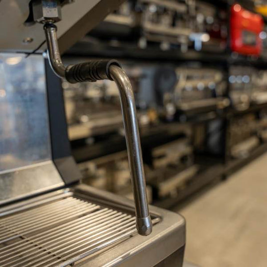 Used 2 Group Nuova Simonelli Appia Tall Cup Commercial Coffee Machine - Australia - Di Pacci