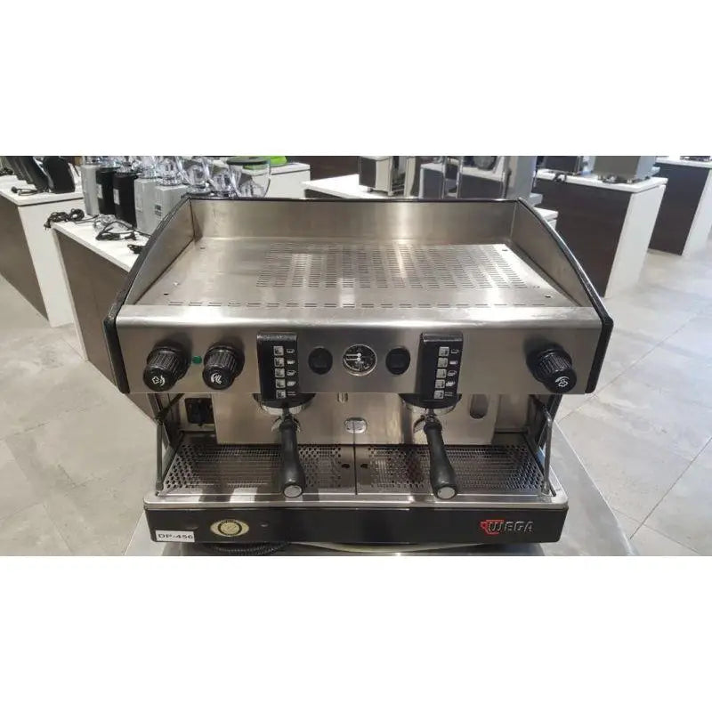Used Black 2 Group Wega Atlas Commercial Coffee Machine -