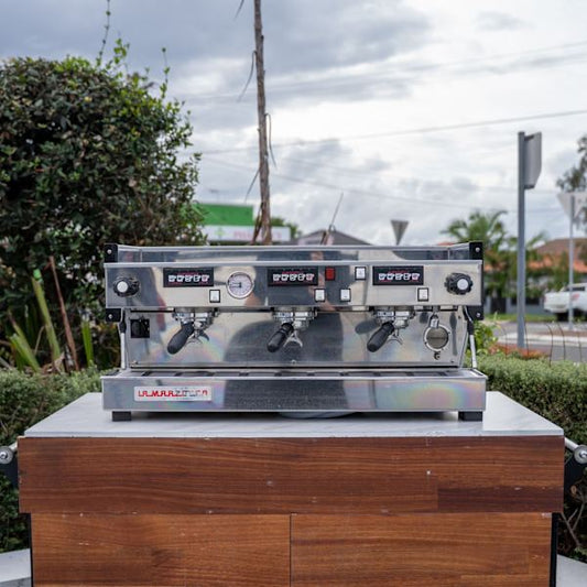 Used La Marzocco Linea 3 Group Custom Canary Yellow with Shot Timers - Australia - Di Pacci