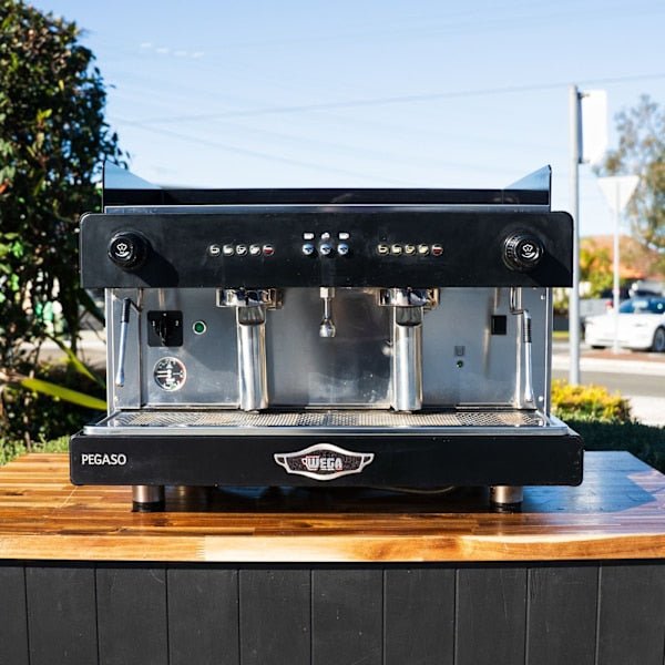 Used Wega Pegaso 2 Group Black Tall Cup – Fully Serviced & Ready to Go - Australia - Di Pacci