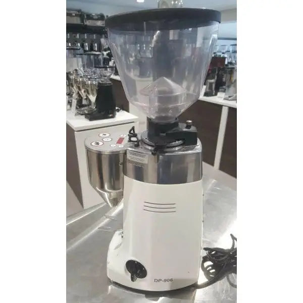 Used WHITE Mazzer Kony Electronic Coffee Bean Espresso
