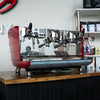 Showroom Demo Victoria Arduino White Eagle 2 Group Red Coffee Machine