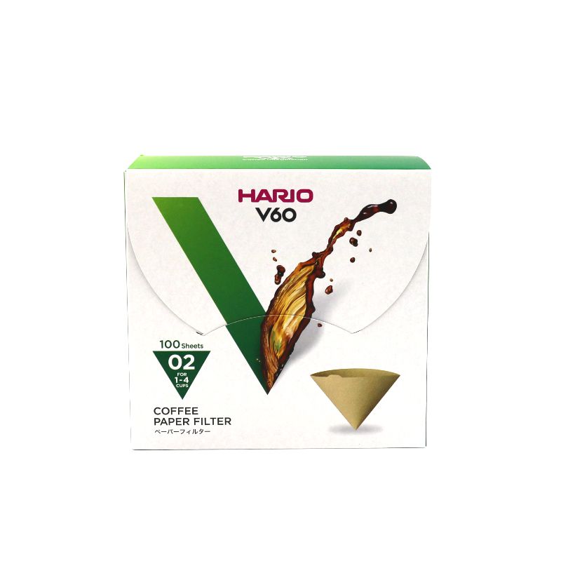 Hario V60 Paper Filter 02 Natural - Box 100pk