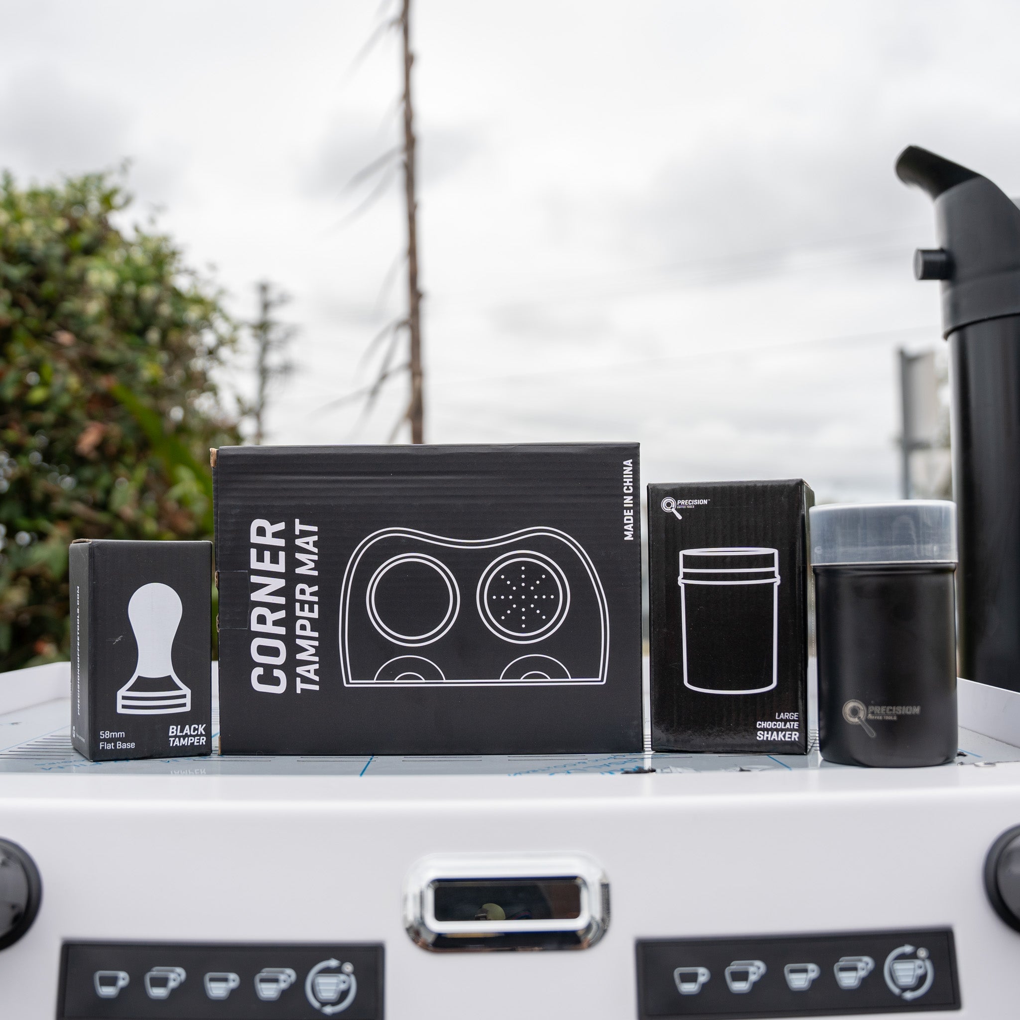 White Carimali Nimble & X011 Grinder Package + Precision Accessories - Australia - Di Pacci