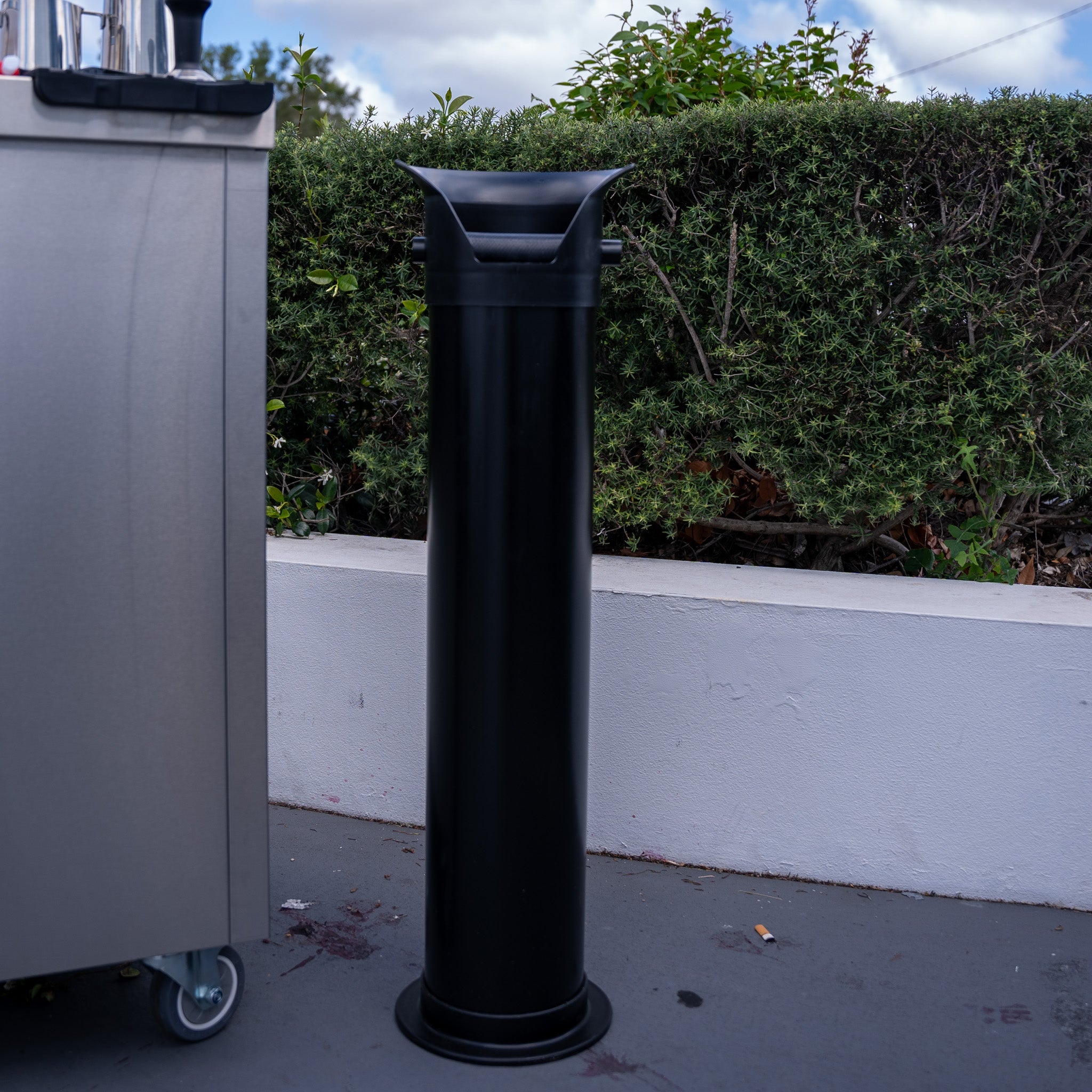 White Carimali & X011 Grinder + Precision Accessories & Stainless Steel Coffee Cart Package - Australia - Di Pacci