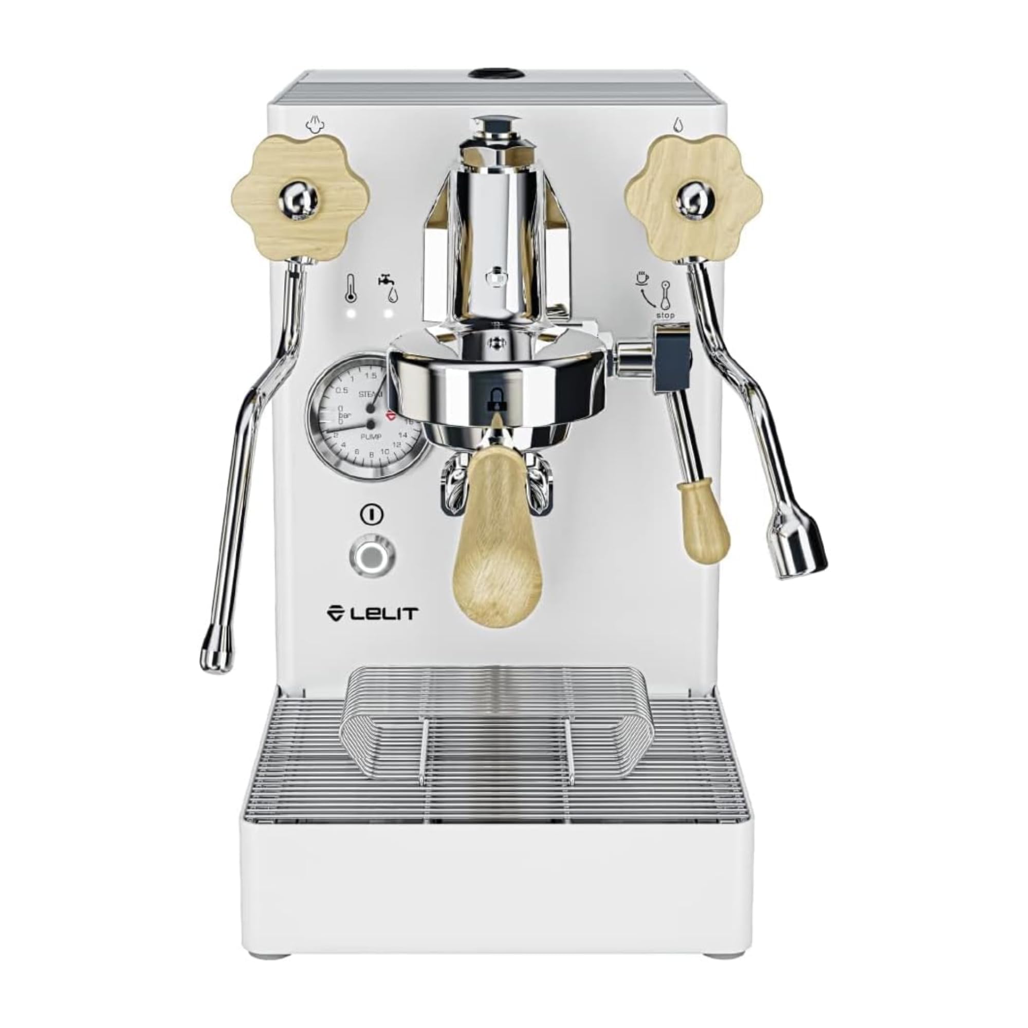 White Lelit Mara X V2 & Precision GS0 V2 Grinder Package - Australia - Di Pacci